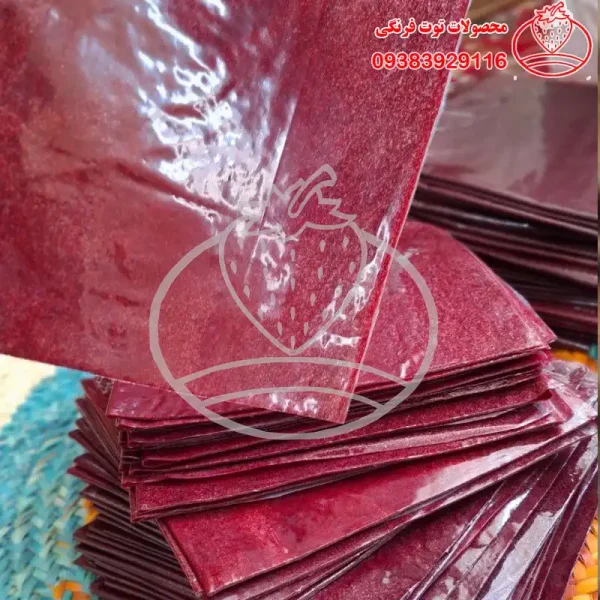 لواشک آلبالو آلوچه لواشک خانگی آلبالو+ آلوچه - تصویر 1
