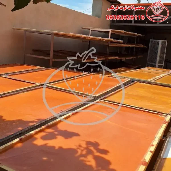 لواشک هلو لواشک هلو طعم ملس رو به شیرین با عطر هلو - تصویر 1